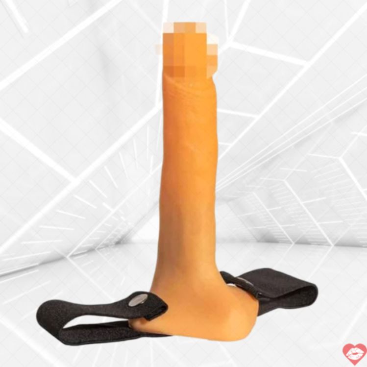 Strapon Rỗng Jagga Jaga 17.5cm Da Thịt Hoang Dã 