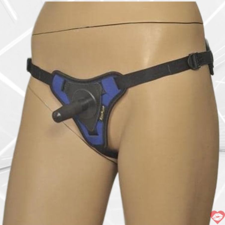 Kanikule Strap-on Thong Đen Xanh Harness Chắc Chắn Thoải Mái 