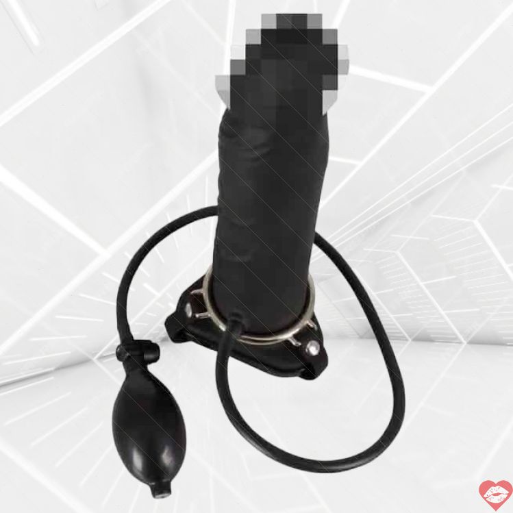 Orion Strap On Bơm Phồng Đen 4.2-9cm Linh Hoạt 