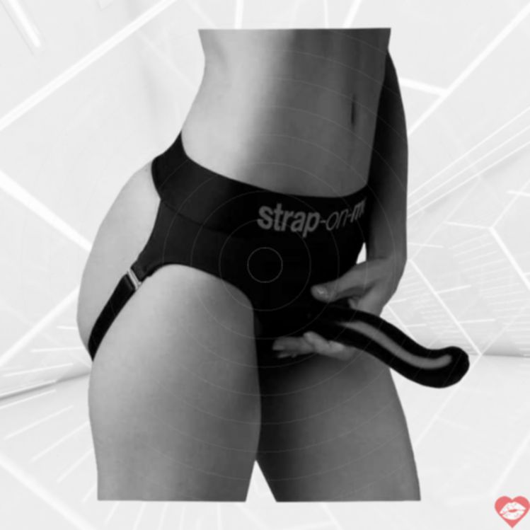 Strap-on-me Heroine L Đen Quần Đai Thoải Mái