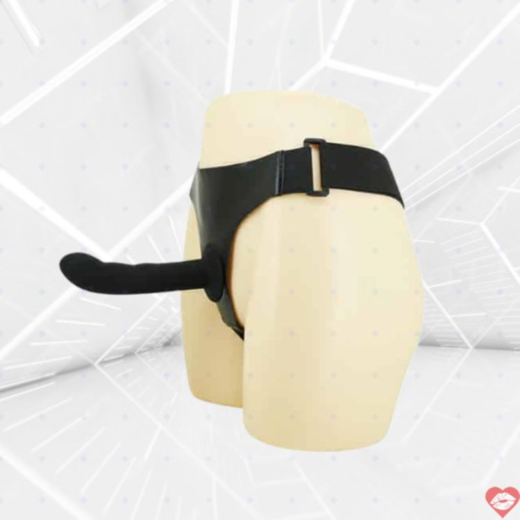 Baile Ultra Karin Strapon Silicone Đen 16.8cm
