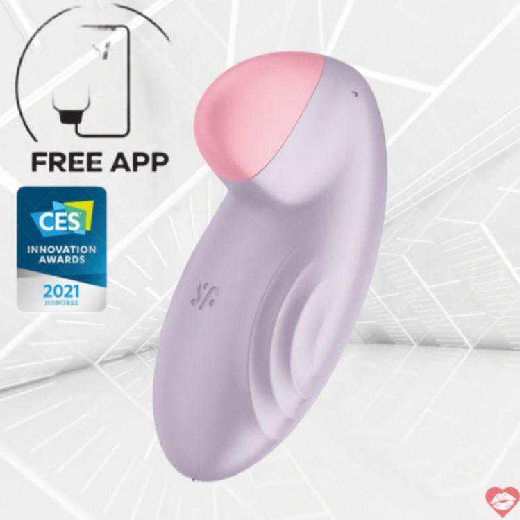 Satisfyer Tropical Tip App Clit Vibe Chuối Nhiệt Đới Siêu Vui
