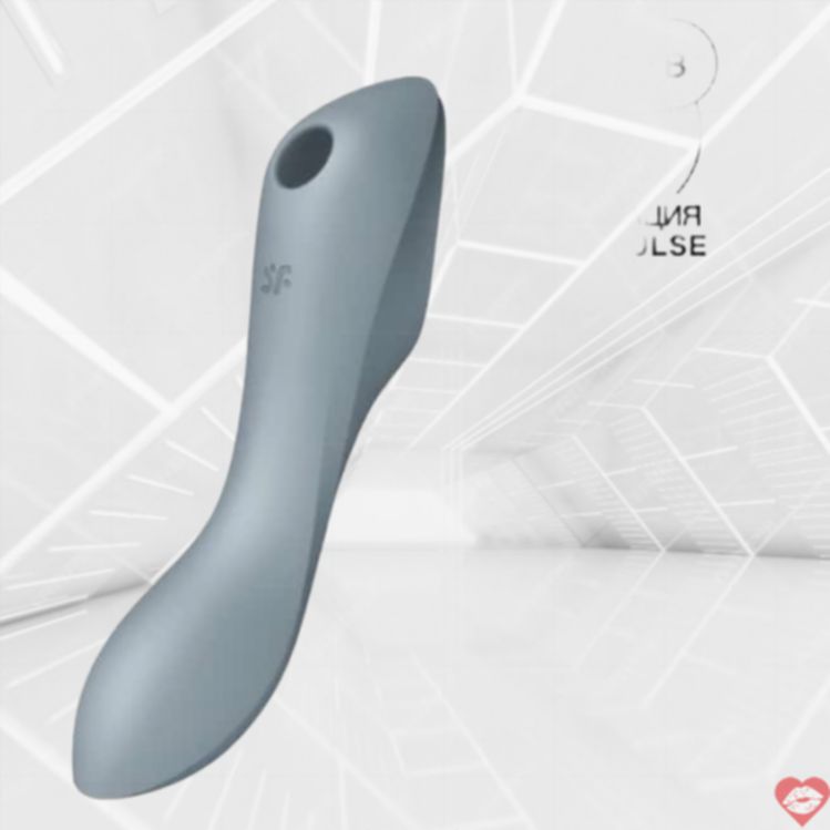 Satisfyer Curvy Trinity 3 Xám Hút Sóng G Siêu Mạnh