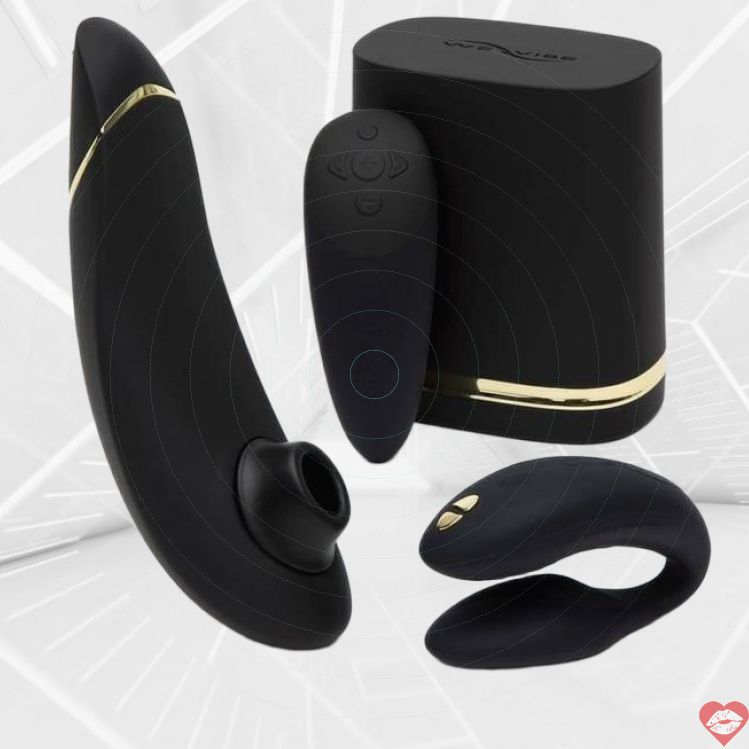 Bộ We-Vibe Chorus Womanizer Premium 2 đen siêu đỉnh cặp 