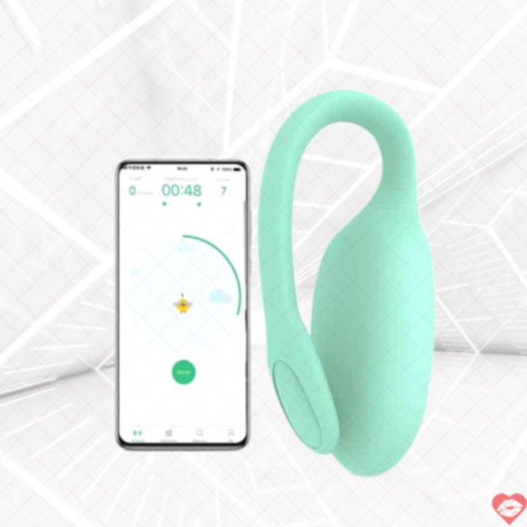 Magic Motion Kegel - Trứng Rung Kegel Xanh Ngọc App Điều Khiển