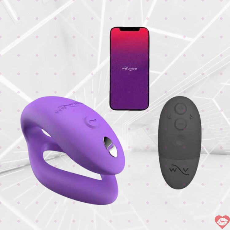 We-Vibe Sync O Couples Vibe Tím Remote APP Siêu Rung