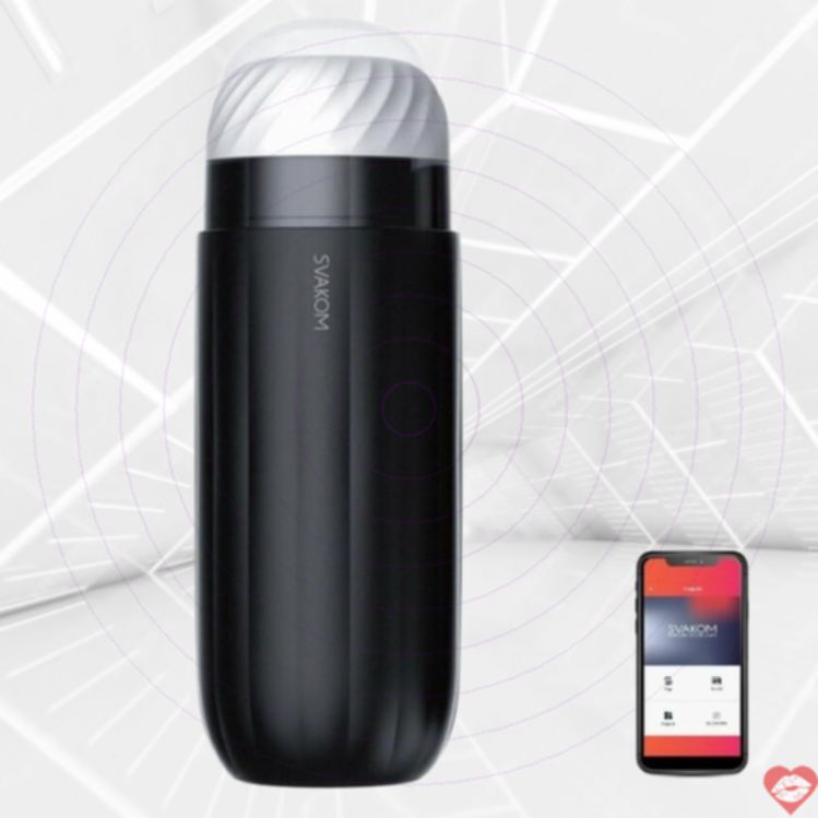 Svakom Sam Neo Auto Suction Stroker App Đen