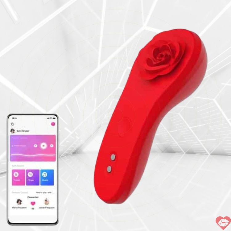 Vibro Caleo Trúsi Đỏ App Rung Kích Thích Mạnh