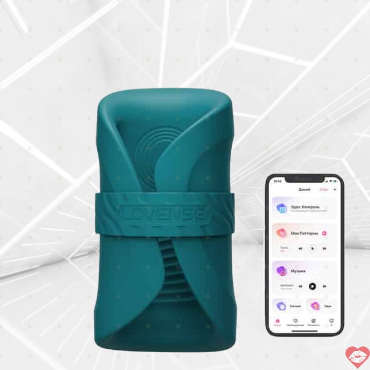 Lovense Gush 2 Xanh Dao Động Rung App Nam Giới Linh Hoạt 