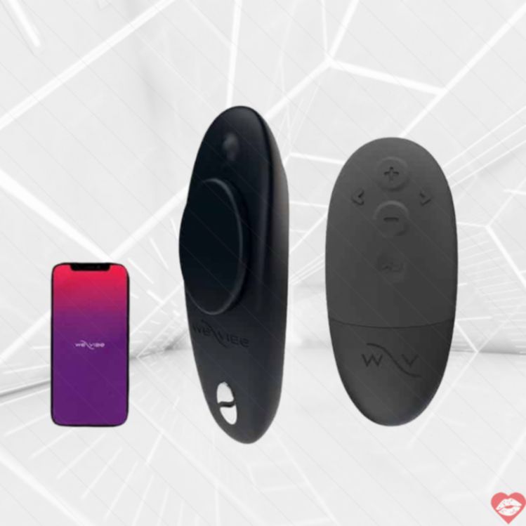 We-Vibe Moxie+ Clit Vibrator app đen điều khiển xa
