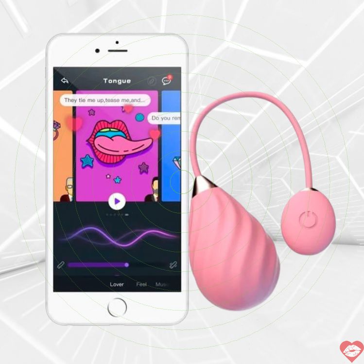 Magic Motion Sundae Trứng Rung App Hồng