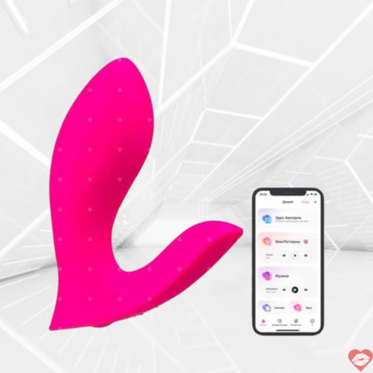 Lovense Flexer Đeo G+Klit App Điều Khiển Hồng