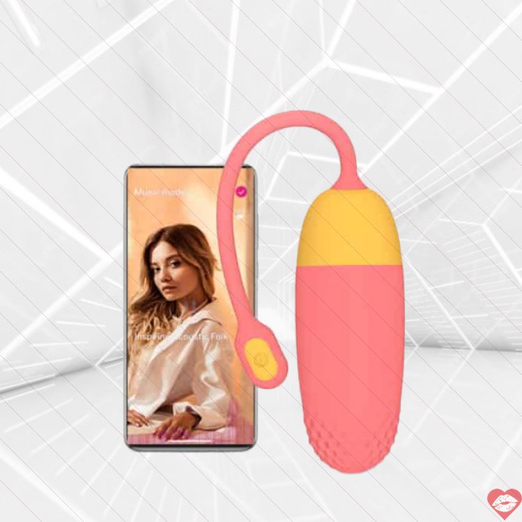 Vibro trứng Magic Motion Vini app điều khiển cam vàng