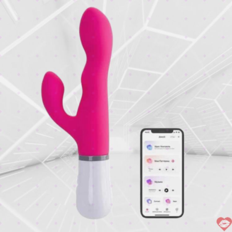Vibro Thỏ Lovense Nora Quay App 20cm Xa
