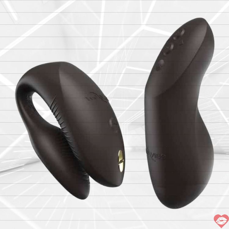 We-Vibe Chorus Pro rung đôi app đen cho cặp