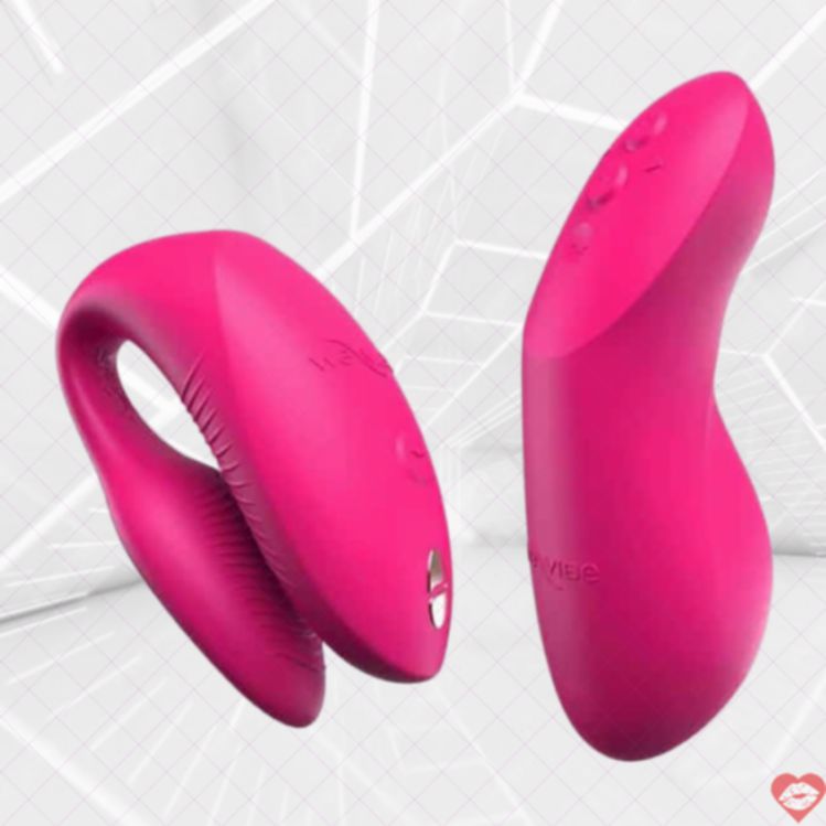 We-Vibe Chorus Pro Cặp Đôi Rung Cảm Ứng Hồng Điều Khiển
