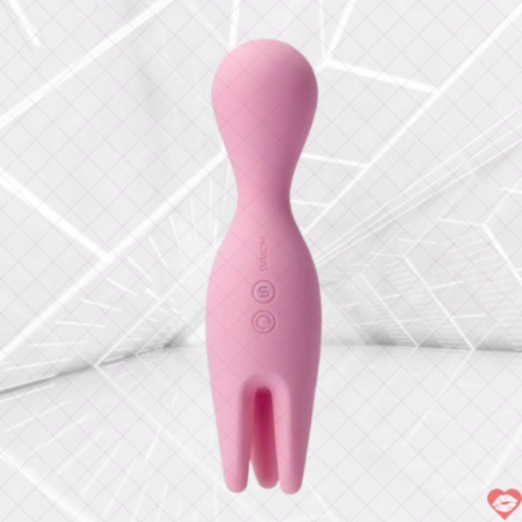 SVAKOM Nymph Rung Âm Hạch Núm Vú Đầu Mềm 15.6cm