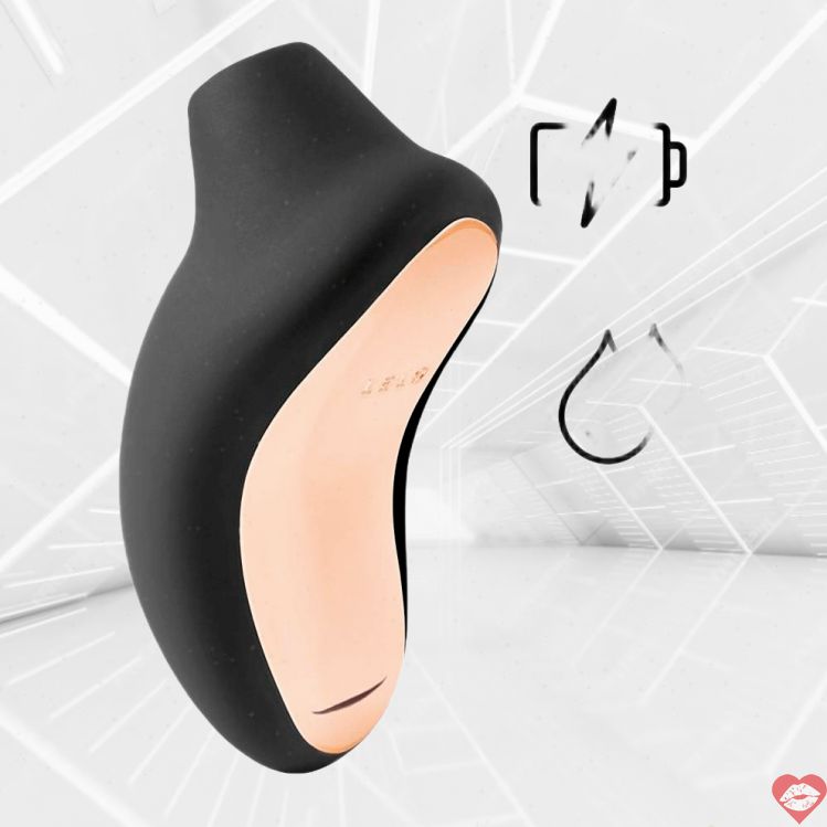 Lelo Sona Sonic Clit Đen, Âm Sóng Thăng Hoa 8 Chế Độ