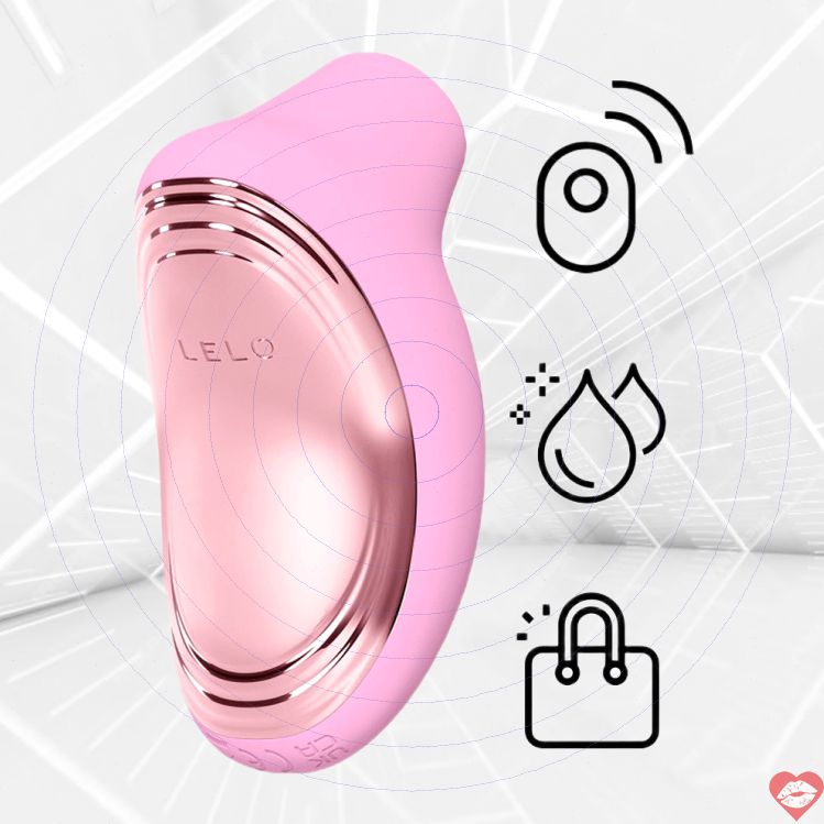 Lelo Sona 2 âm vật sonic hồng du lịch rung khoái cảm