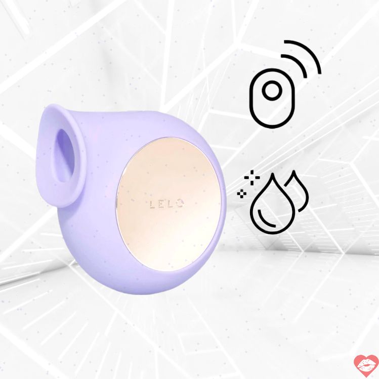 Clit Sucker Lelo Sila Tím Sonic Mềm Mại Đỉnh