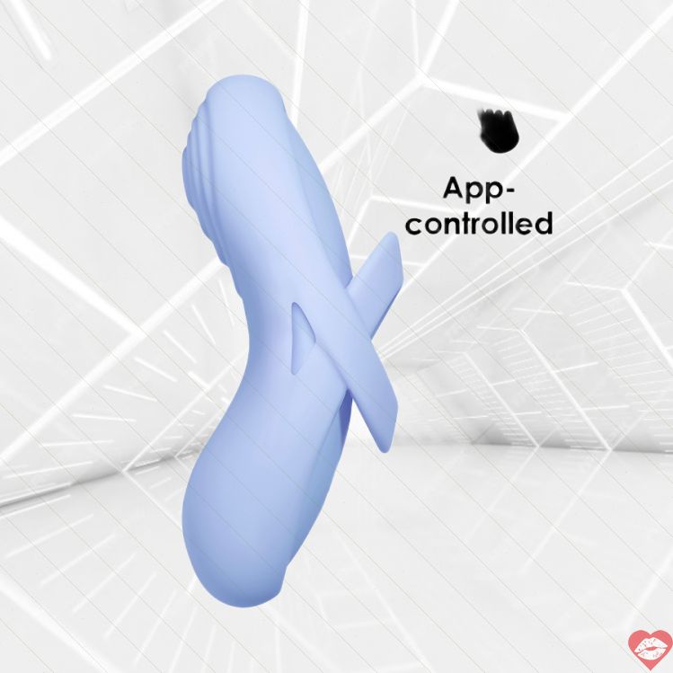 SVAKOM Echo 2 app xanh ngọc silicone rung ngón tay