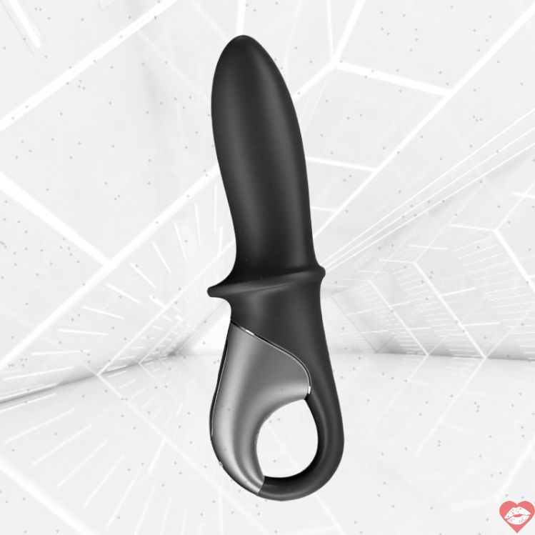 Satisfyer Đen 18cm Rung Nóng Thỏa Mãn Bùng Nổ 
