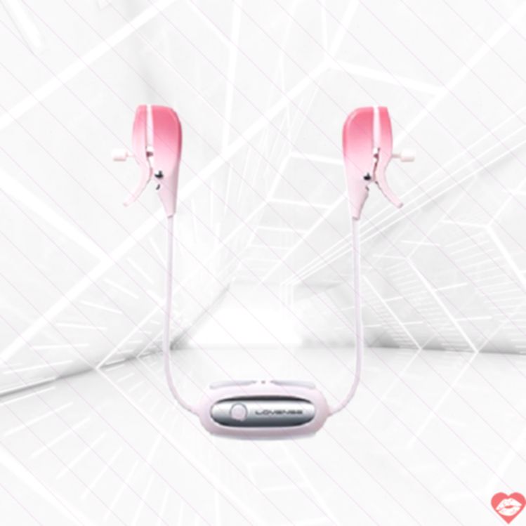 Lovense Gemini Kẹp Vú App Rung Điều Chỉnh