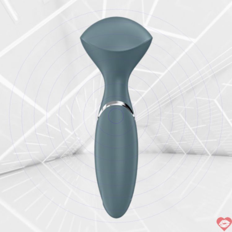 Satisfyer Mini Massage Rod Xám Siêu Mạnh 16cm
