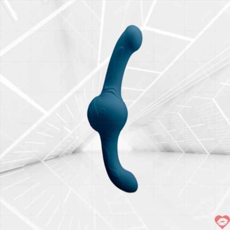 Dildo Revolution Xanh 30cm Hai Đầu Quay Cuồng Phong Bão Tố 