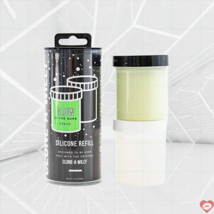 Bộ Khuôn Clone Willy Glow Green Sáng Tạo Thỏa Mãn 