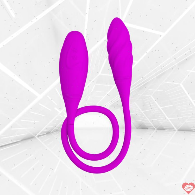 Trứng Rung G-spot Tím Đôi Siêu Mạnh Yên Tĩnh Nhân Đôi 