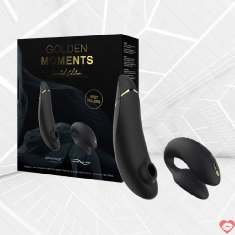 We-Vibe Chorus Womanizer Cặp Đôi Rung Mút Vàng Kim