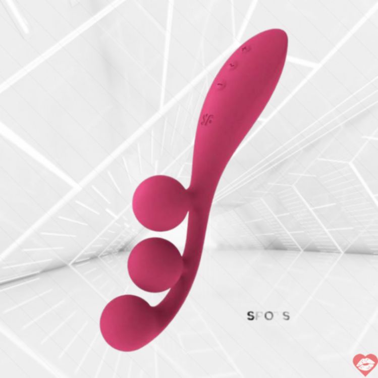 Satisfyer Tri Ball Rung Đa Điểm Hồng