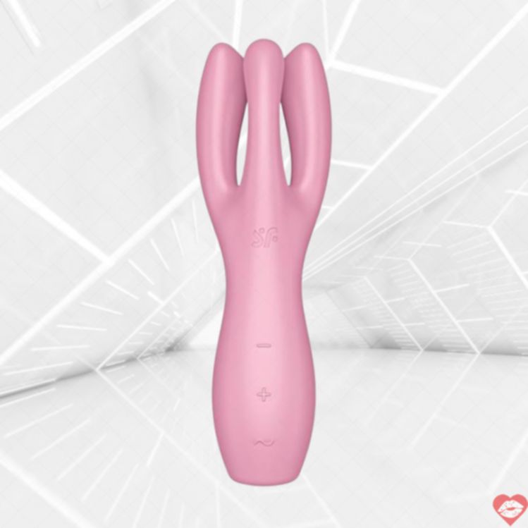 Satisfyer Threesome 3 Mint Hồng Kích Thích 3 Điểm