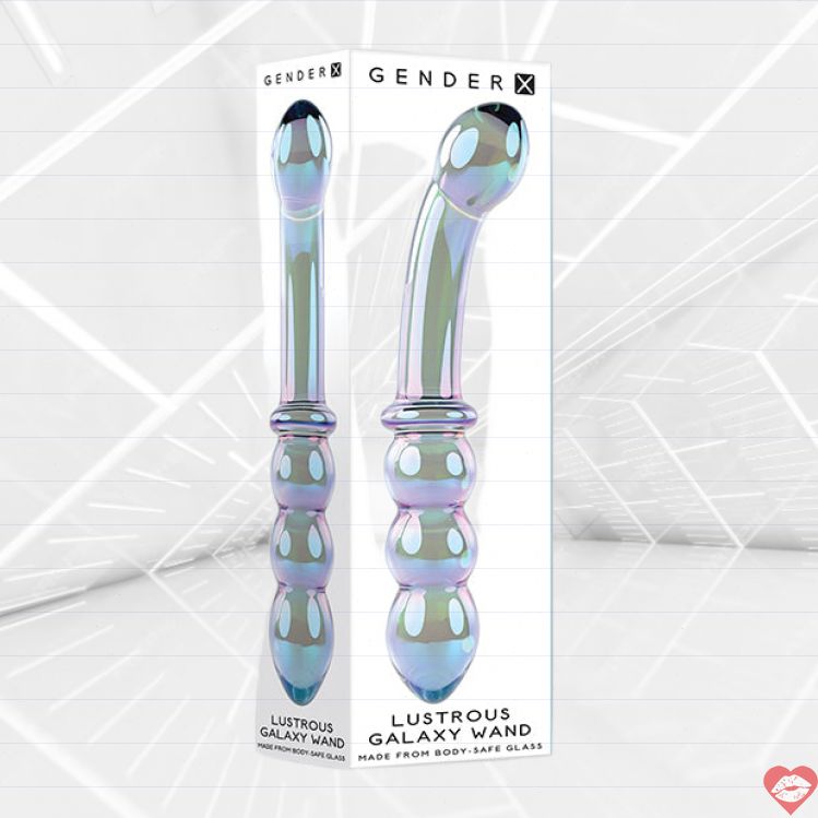 Gender X Galaxy wand kính song đầu sang trọng kích thích 