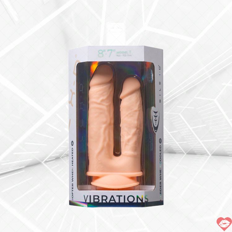 SILEX-D Dildo Rung Kép DP, Mềm Mại Đa Khoái Cực Đỉnh 