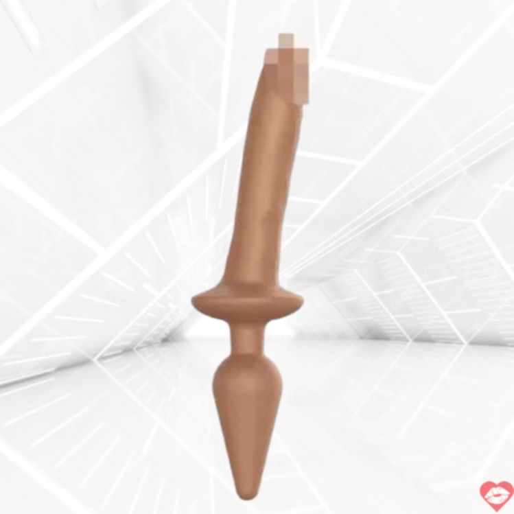 Strap-On XXL Dildo Plug 32cm Đôi Thực Tế 