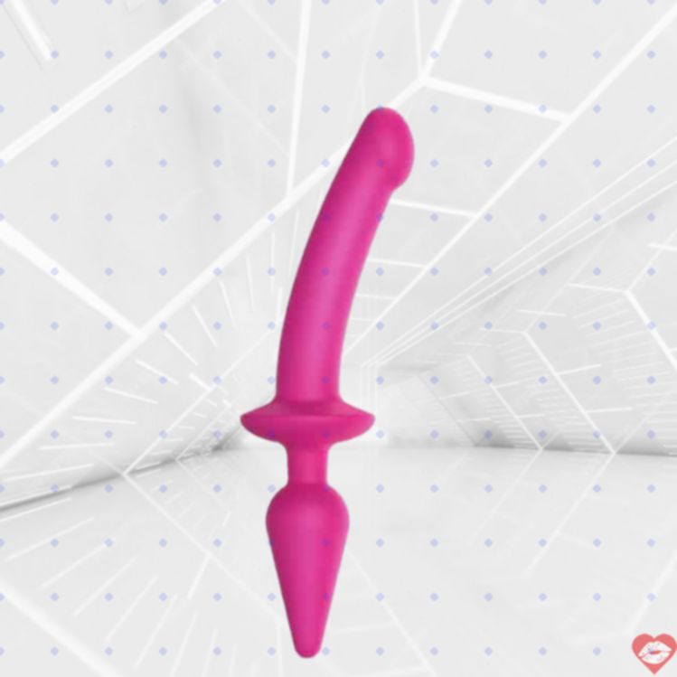 Địt Giả 2in1 Strap-On-Me Switch Plug-In L Hồng Đa Năng 