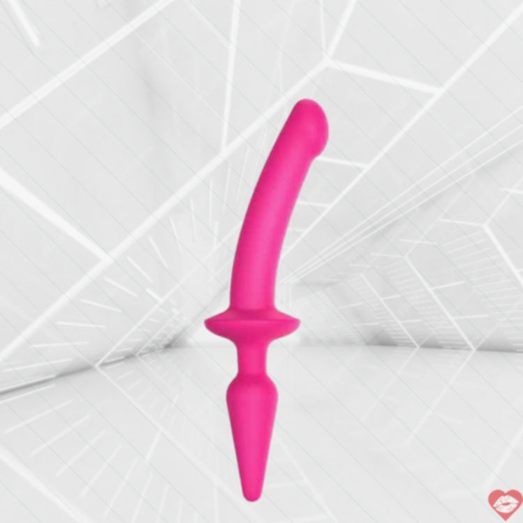 Fake 2in1 Strap-On Switch Plug S Hồng Đa Năng 