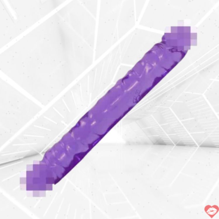 Double Dong Crystal 30.5cm Tím Đôi Liền Khủng 