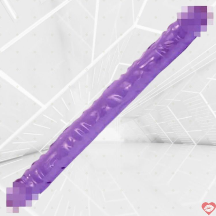 Double Dong Doc Johnson tím 44.5cm khoái cảm đôi 