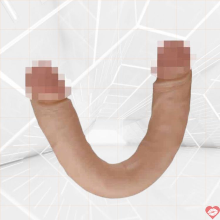 Double Dildo 33cm Thực Tế Song Đầu Khoái Lạc 