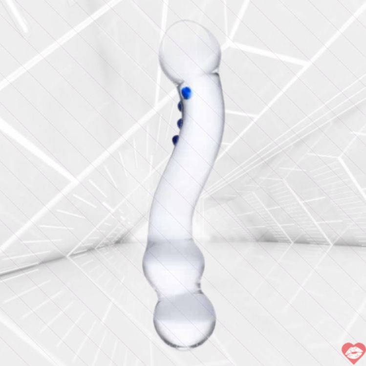 Glas Curved G-Spot Thủy Tinh Kích Thích Điểm G Điên Cuồng 