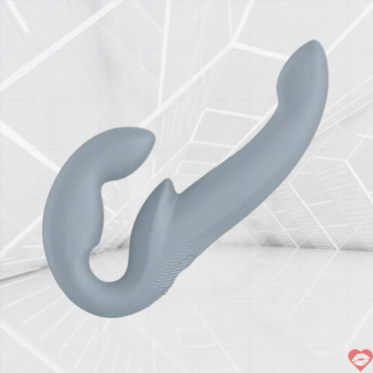 Share Vibe Fun Factory Pro Strapless Rung Xám Đôi Đỉnh 
