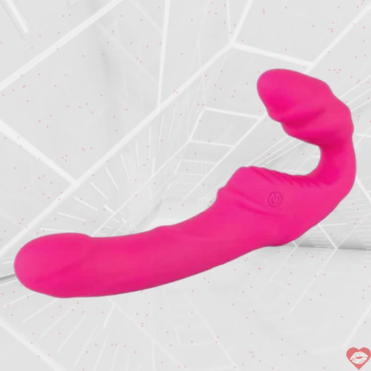 Strap-on You2Toys Hồng Rung Không Dây Đa Khoái Cảm 