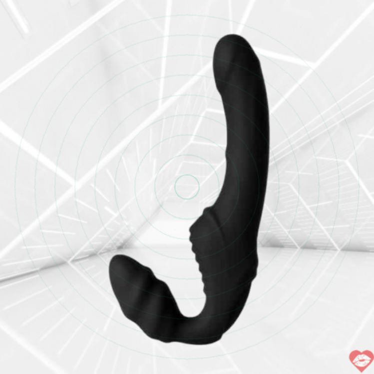 Strap-On Toyfa Rung Đen Đỏ 35cm Không Rem 