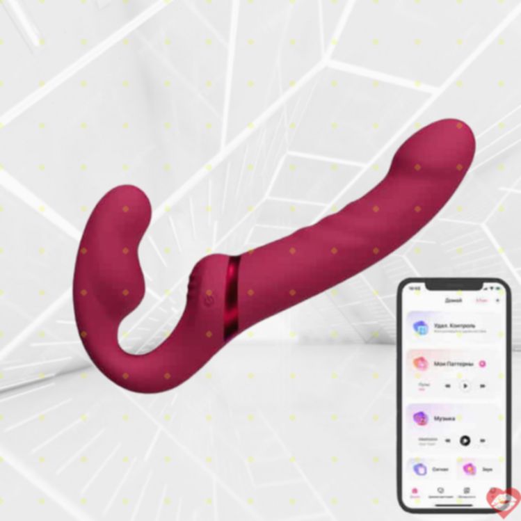 Lovense Lapis Strapon 23cm Rung App Không Dây 