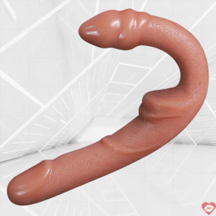 Dildo Strapless Thực Tế Đa Màu Kích Thích Cá Nhân Đôi 