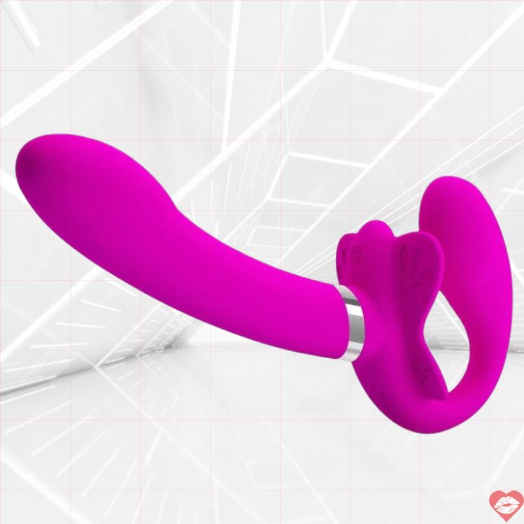 Double Resonance Strapless Dildo Đôi Mềm Niềm Vui Song Hành 