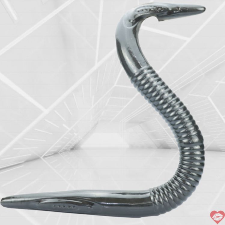 Moray 76cm Double Head Dildo Xám Khổng Lồ Điên 